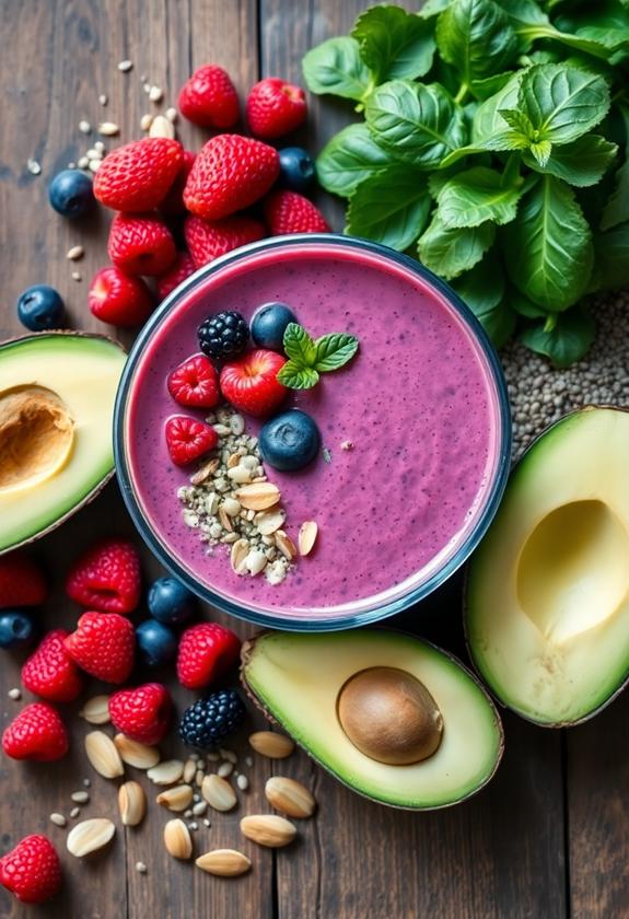 high fiber smoothie ingredients