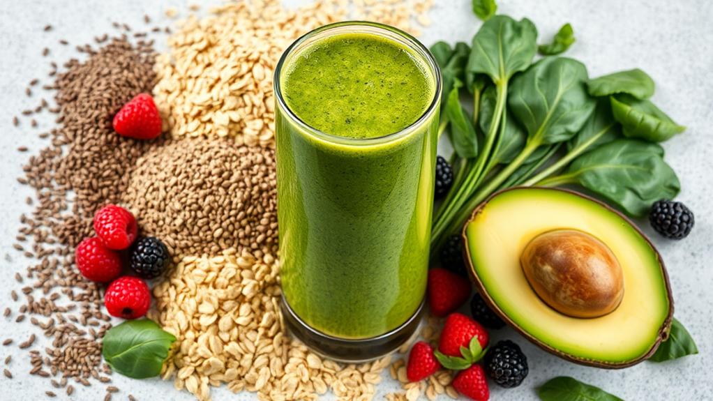 high fiber weight loss smoothies