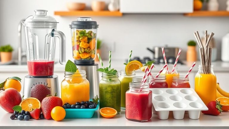 home smoothie bar setup