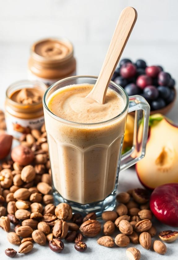 incorporate nut butters thoroughly