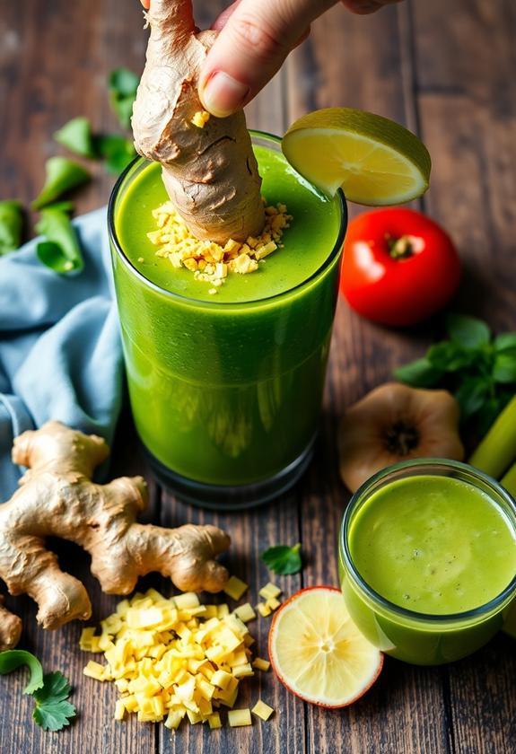 incorporating fresh ginger