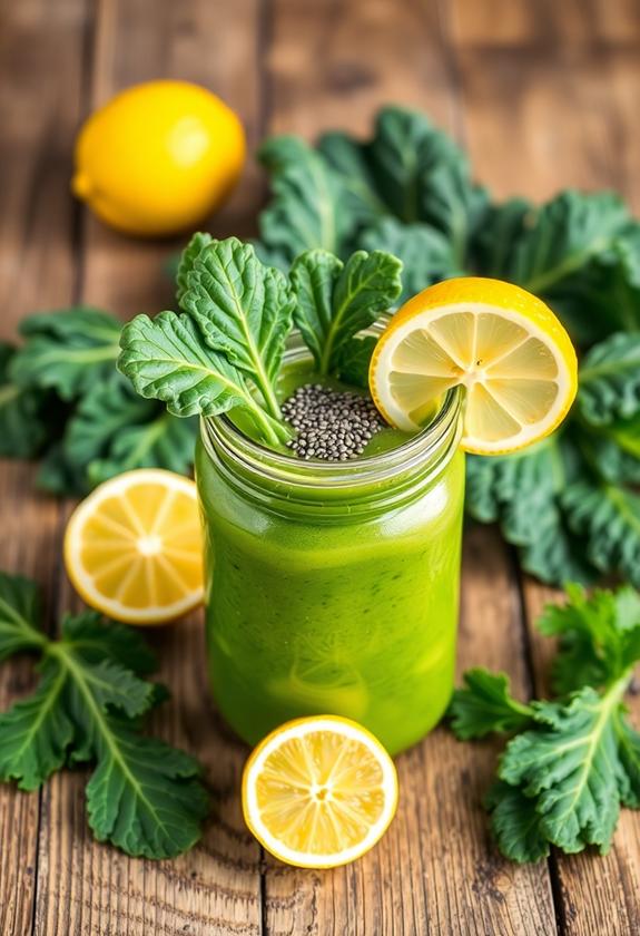 kale detoxifies the body
