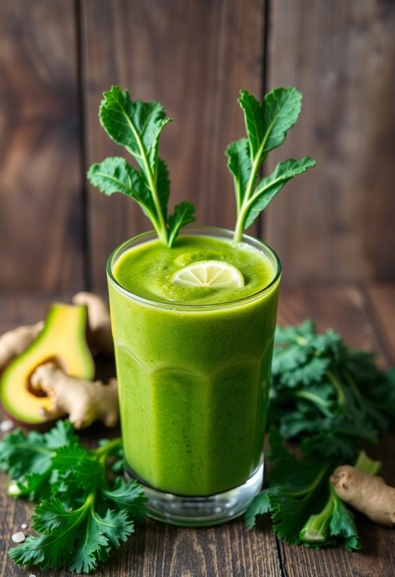 kale ginger nutritional boost
