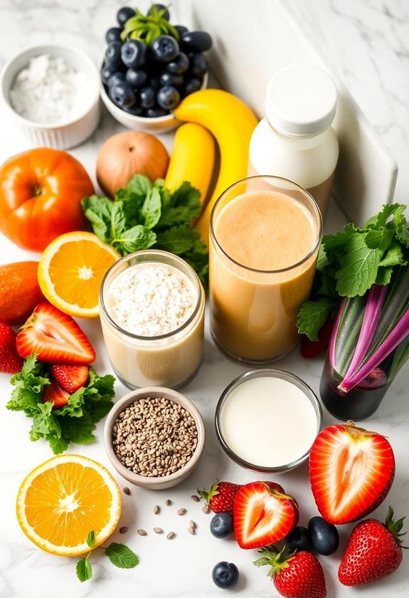 key smoothie components list