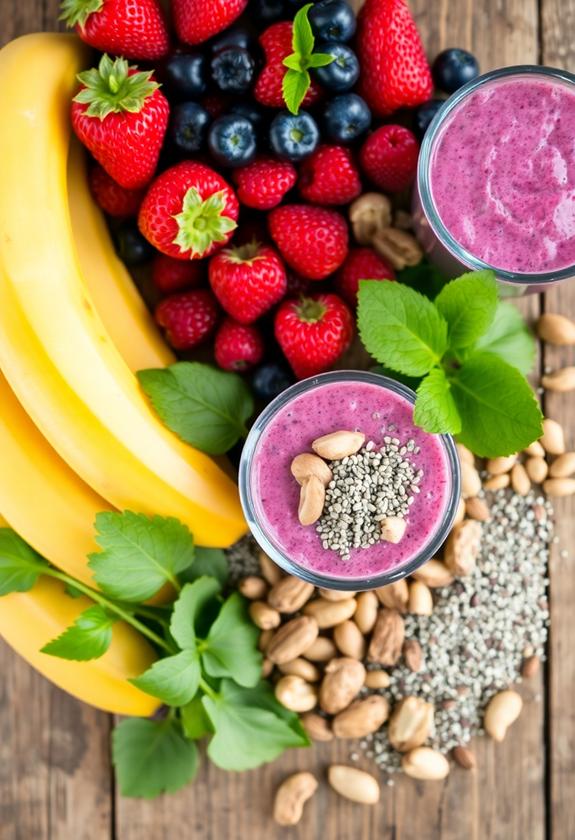 key smoothie components needed