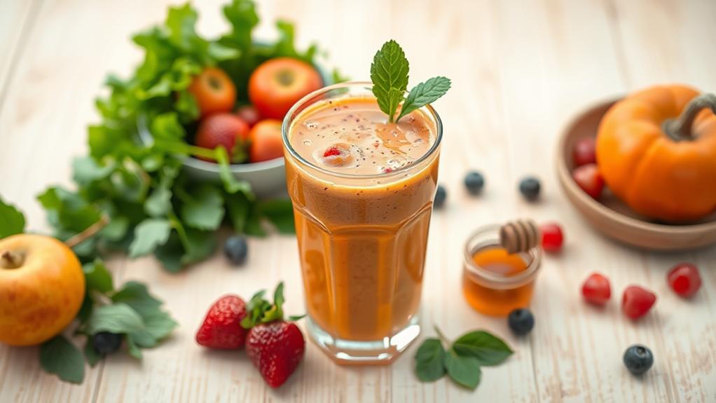 kid friendly balanced breakfast smoothie