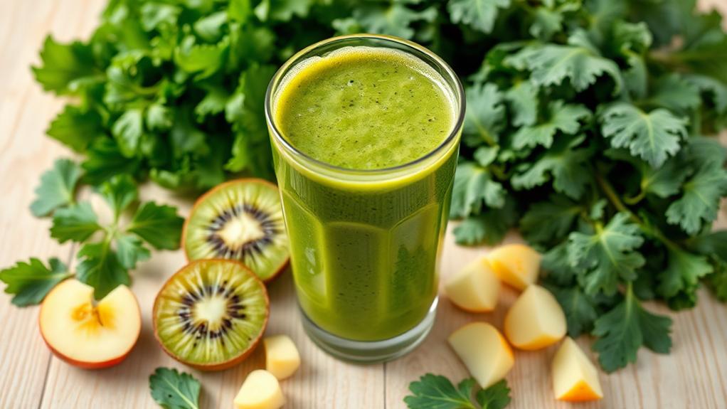 kids and green smoothies