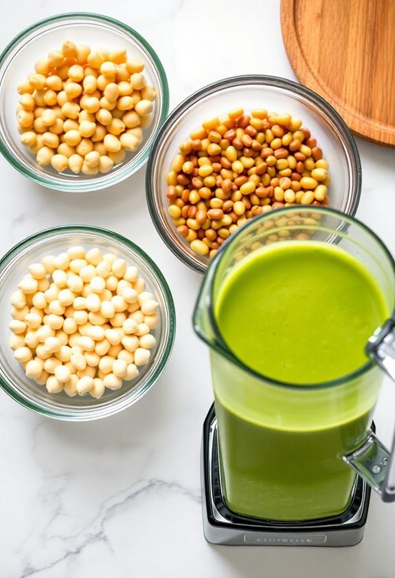 legume blending preparation techniques
