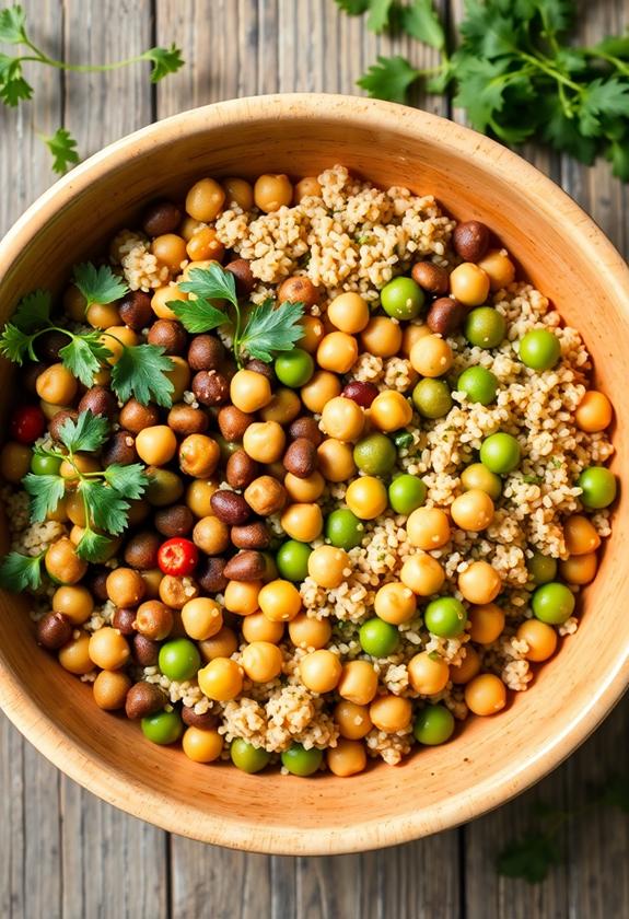 legumes and grains integration
