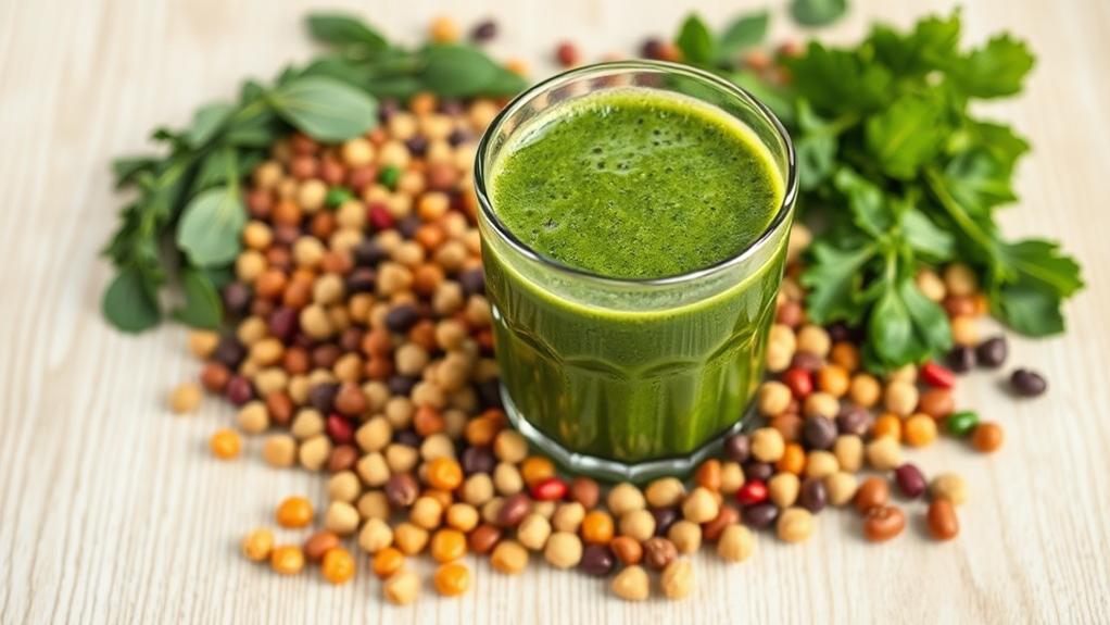 legumes enhance vegan smoothies