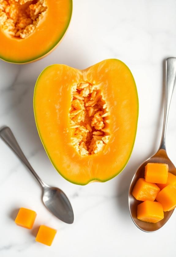 low calorie cantaloupe delight