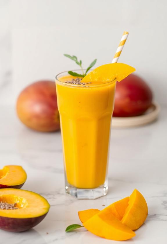 mango chia seed smoothie