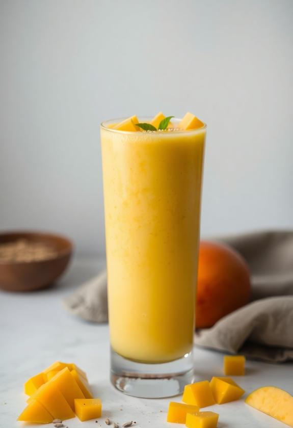 mango lassi protein shake