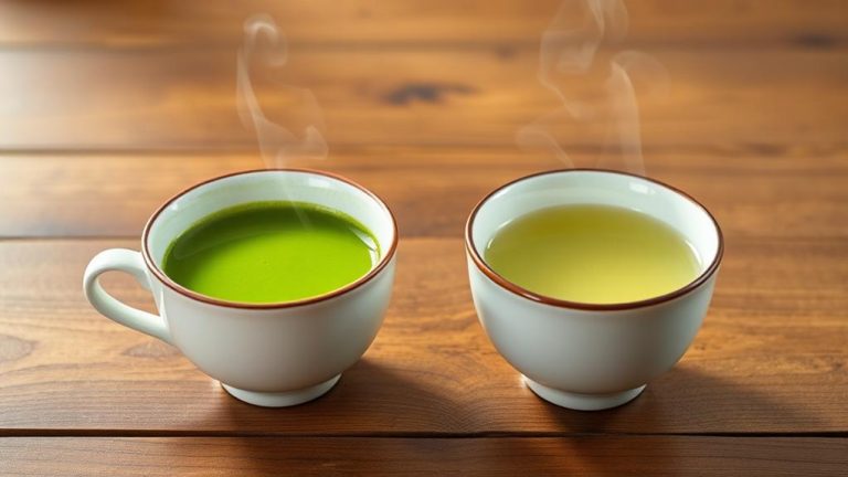 matcha or green tea