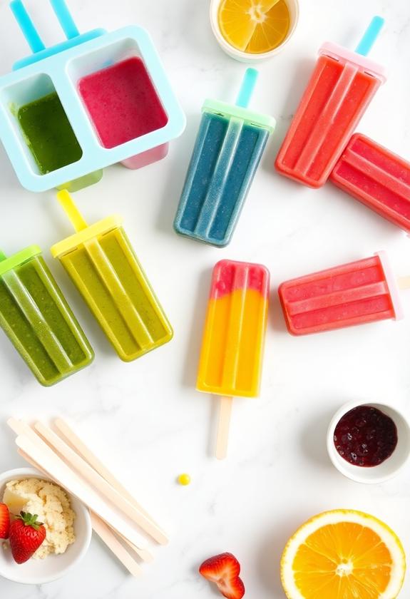 mess free popsicle preparation