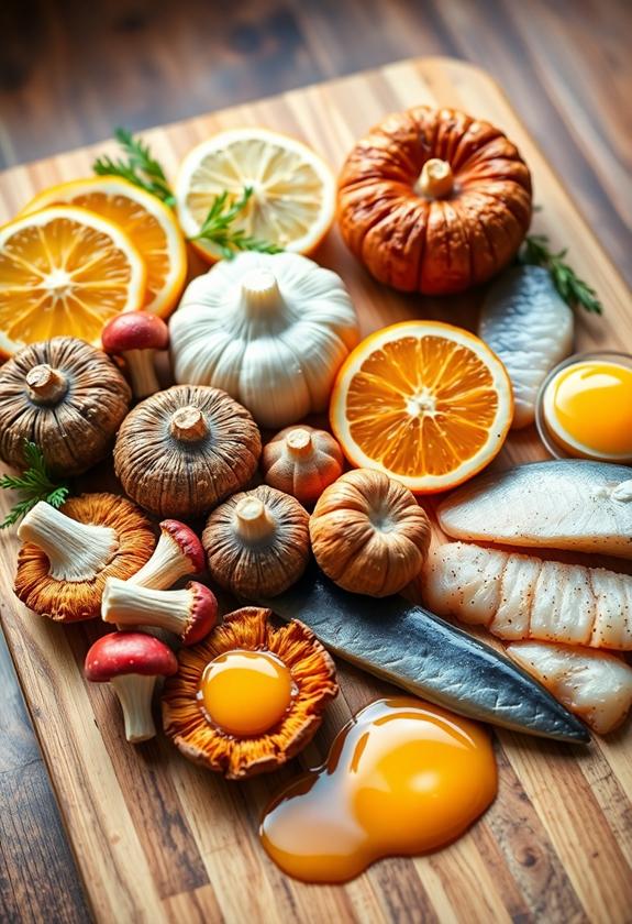 mushrooms boost vitamin d