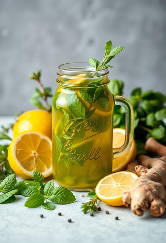 natural cleansing herbal drink