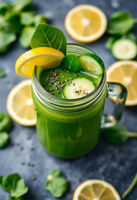 nourishing green detox drink