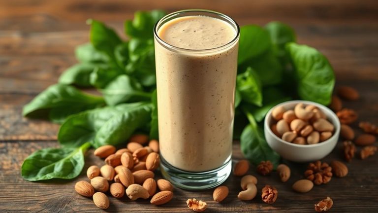 nut infused protein smoothies