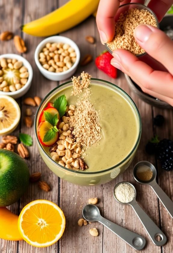 nut powder integration techniques