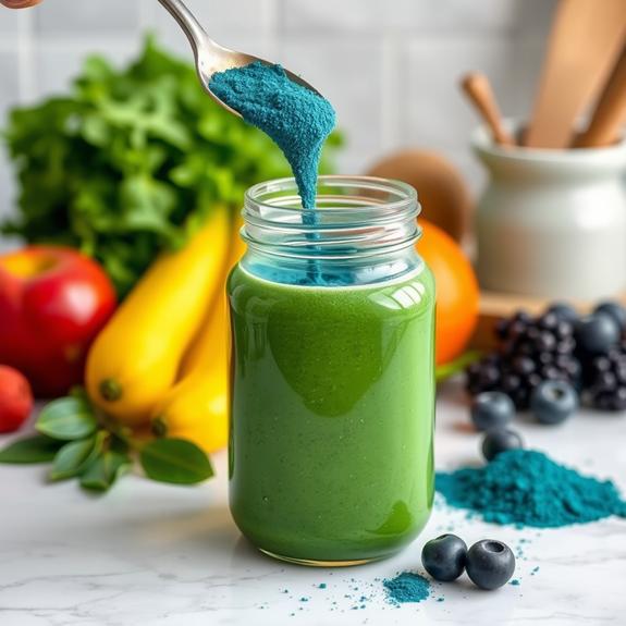 nutrient rich blue green algae