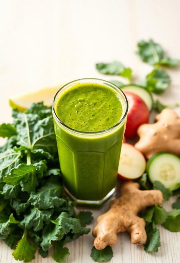 nutrient rich detox greenery