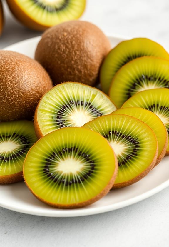 nutrient rich fuzzy kiwi fruit