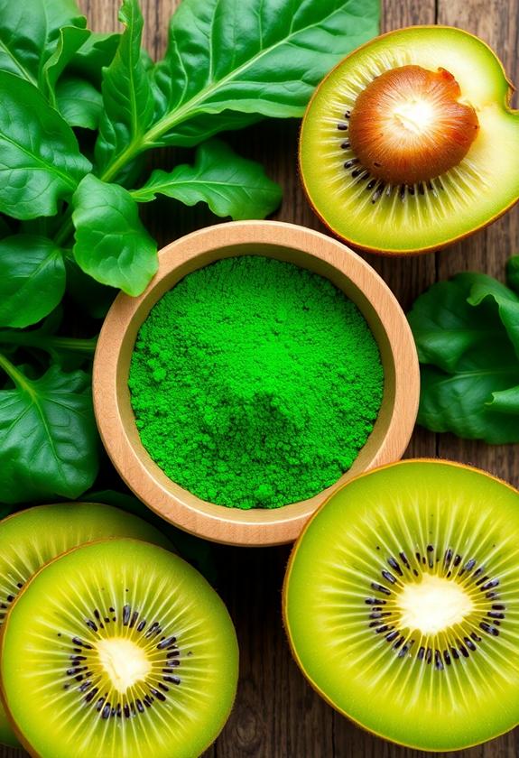 nutrient rich green algae