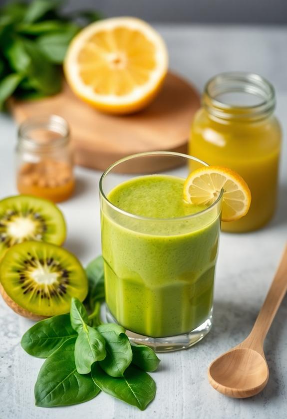 nutrient rich green smoothie blend
