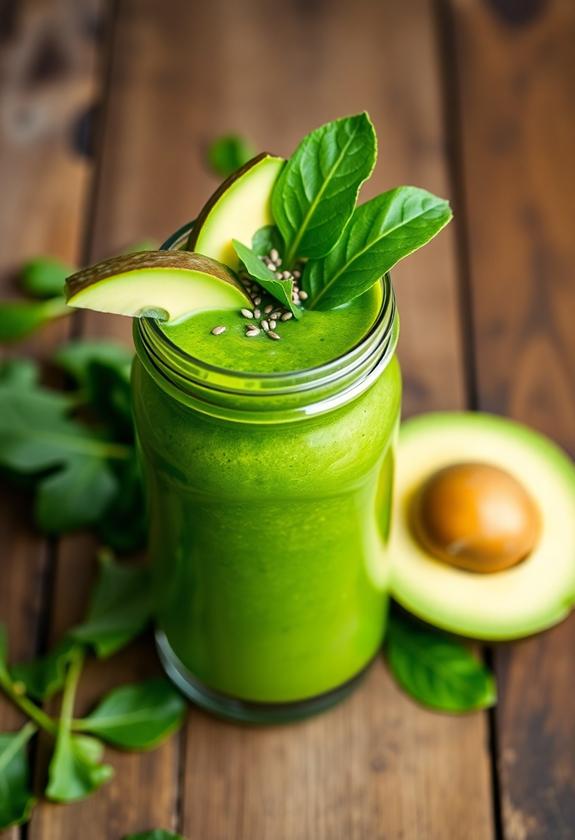 nutrient rich green smoothie blend