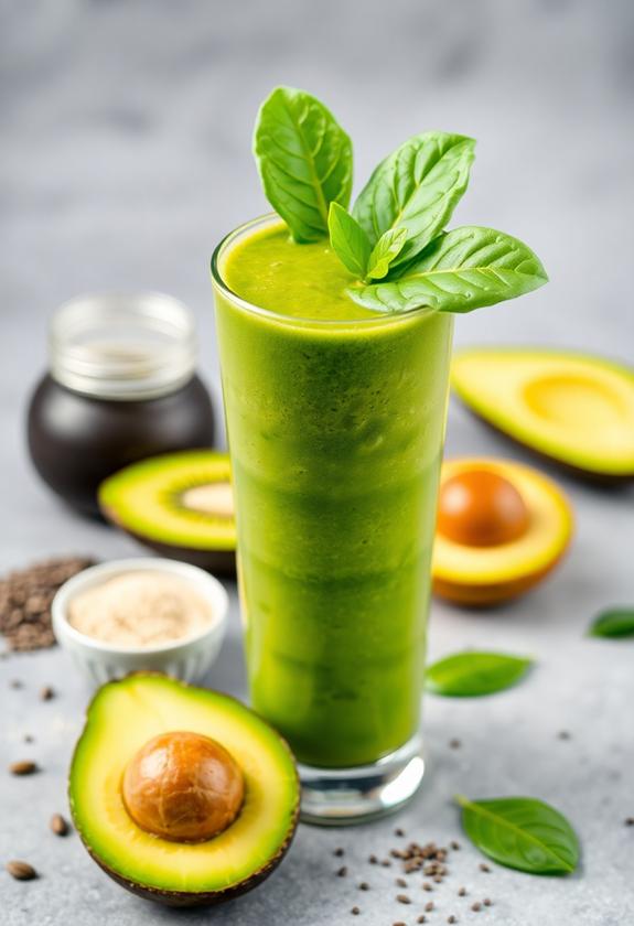 nutrient rich green smoothie blend