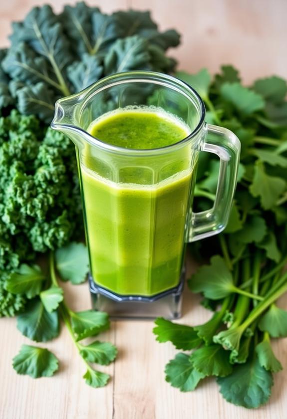nutrient rich greens boost energy