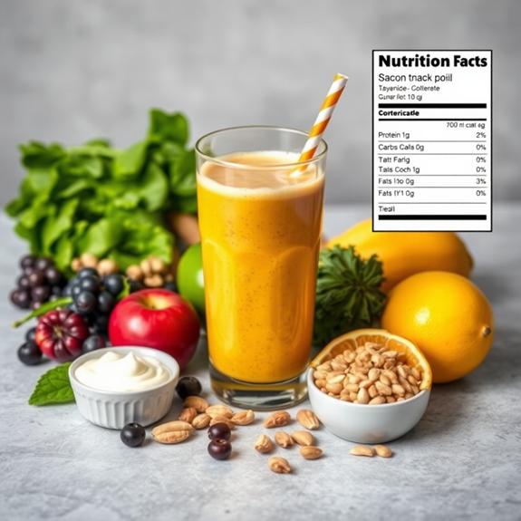 nutrient rich smoothie formulation