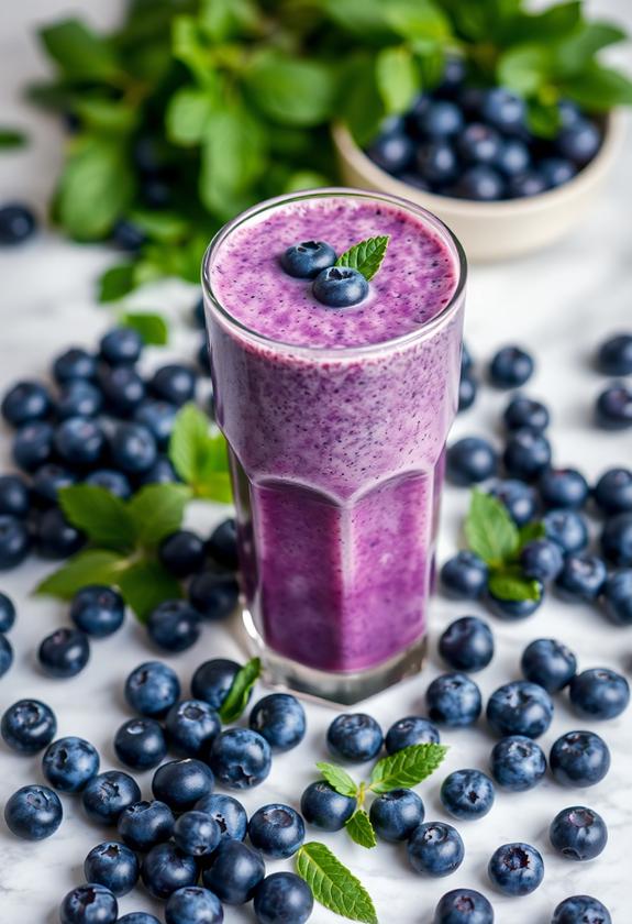 nutritious blueberry smoothie advantages