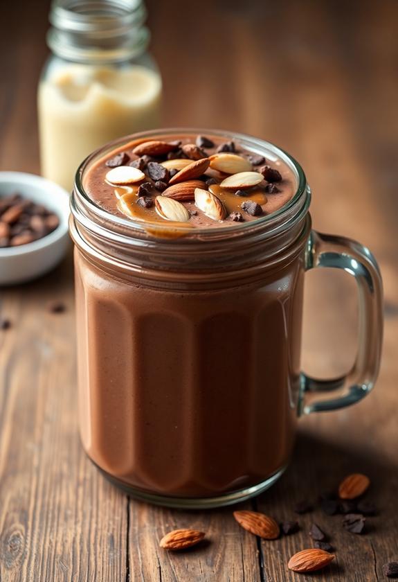 nutritious chocolate almond snack