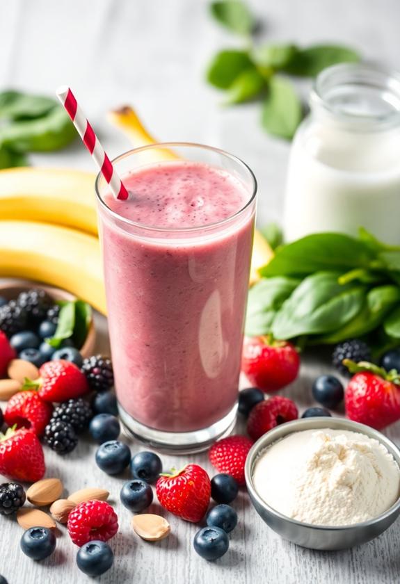 nutritious fruit and greens