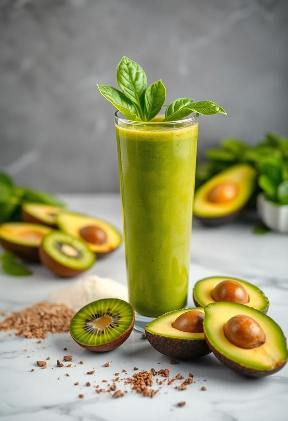 nutritious green recovery drink