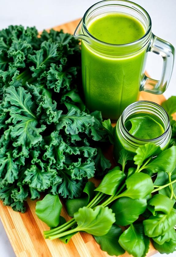 nutritious leafy green vegetables