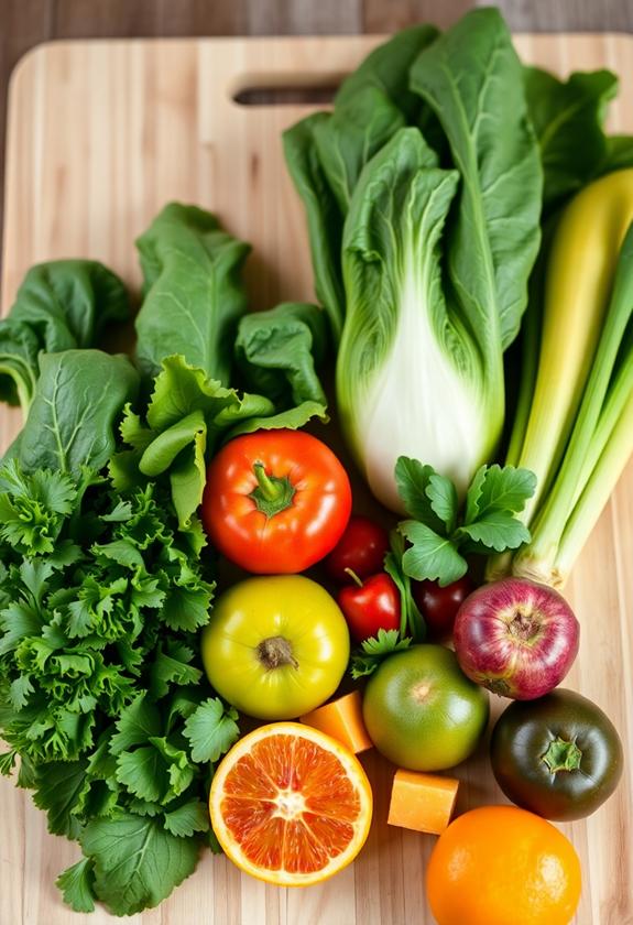 nutritious leafy smoothie ingredients
