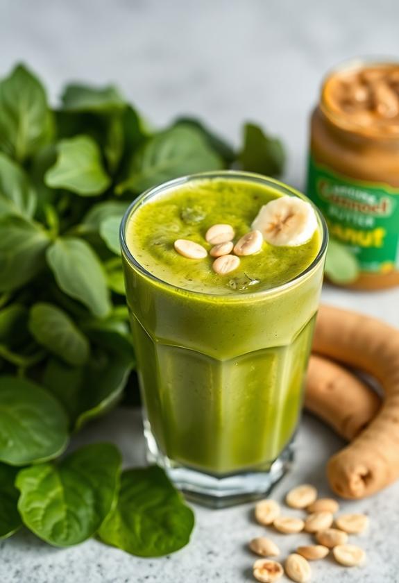 nutritious peanut butter shake