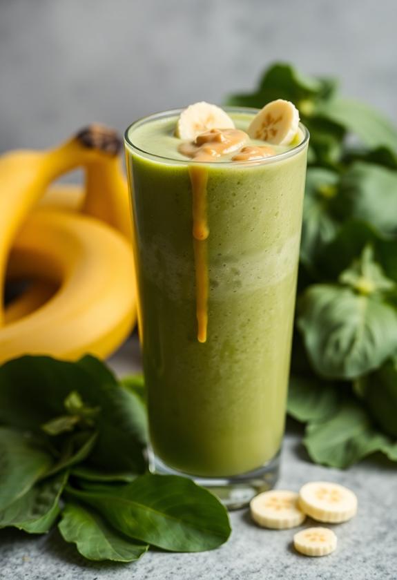 nutritious peanut butter smoothie