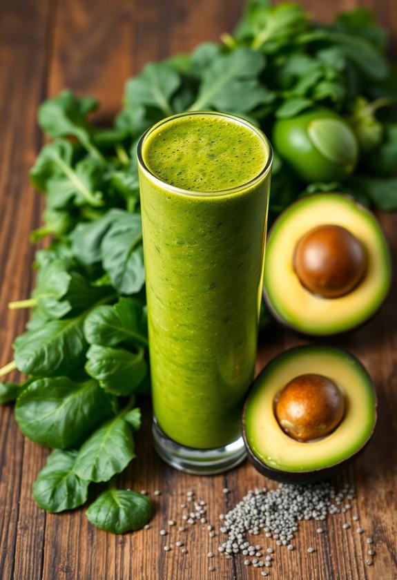 nutritious protein green smoothies