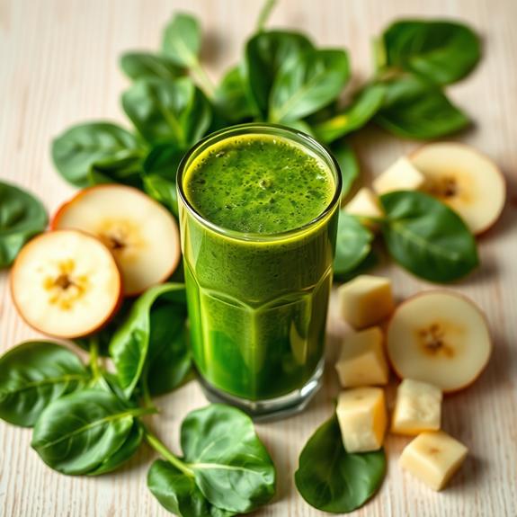 nutritious spinach banana blend