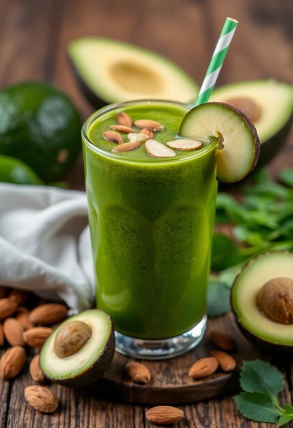 nutty creamy green blend