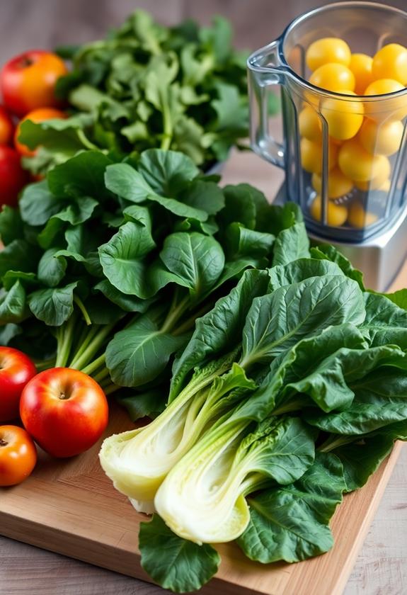 opt for mild greens