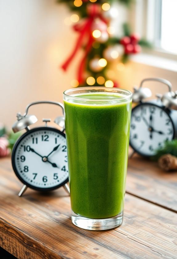 optimal detox drink timing