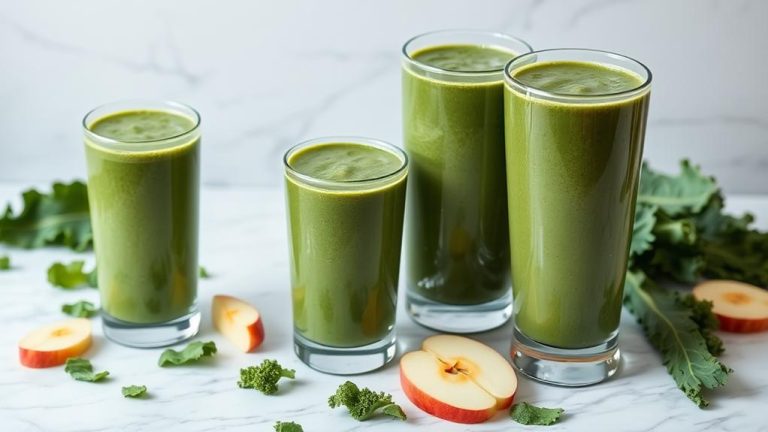 optimal green smoothie portions