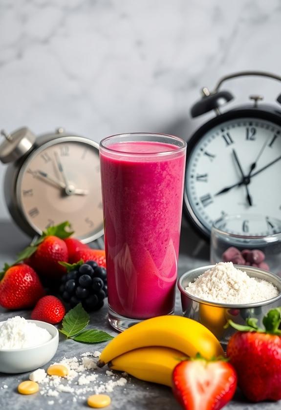 optimal protein timing strategies