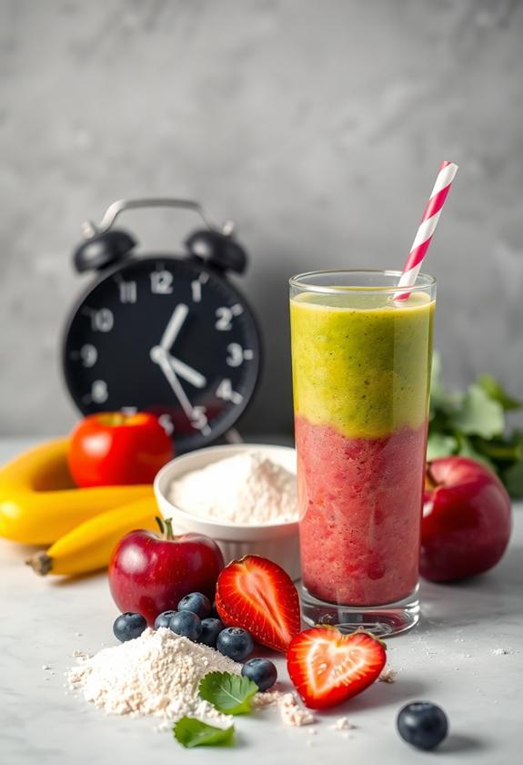 optimal smoothie consumption timing