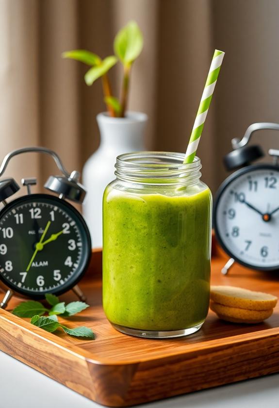 optimal smoothie consumption timing